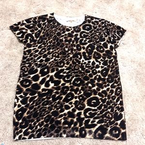 Calvin Klein leopard print top